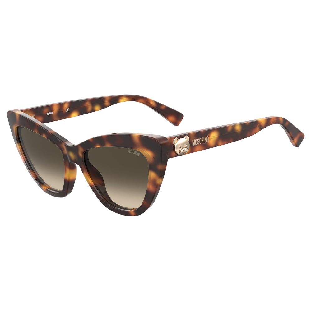 Moschino Brown Acetate Sunglasses